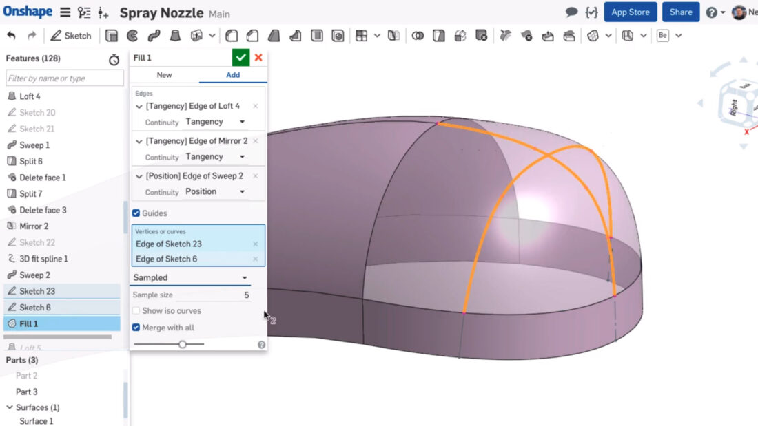 Top 3 Onshape Updates: Folders, Fill Surface Guides, Duplicate Drawing/Assembly