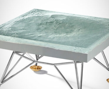 This Table is Made From an Accurate 3D Model of the Moon’s Surface