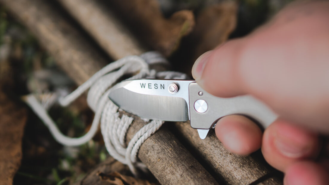 The WESN Titanium Micro Blade is the Ultimate EDC Pocket Knife