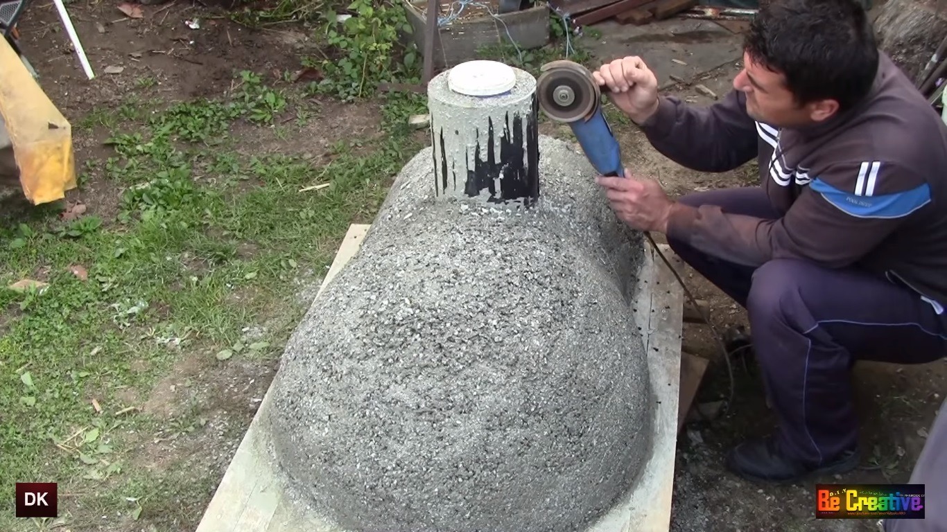 This Wood Fired Pizza Oven Was Made Using a Pilates Ball SolidSmack