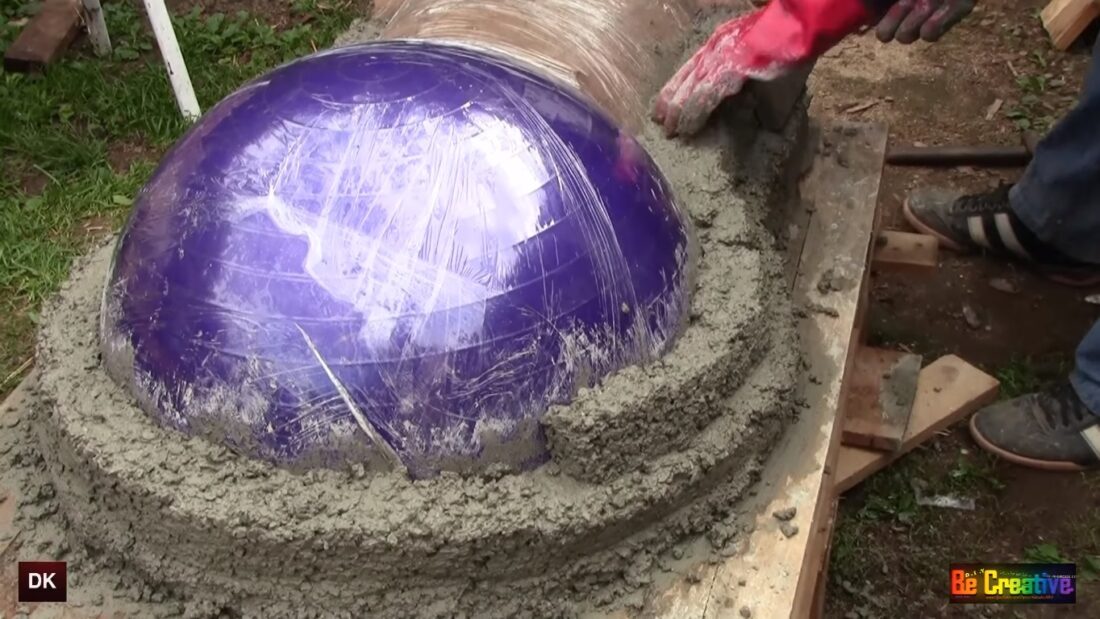 This Wood Fired Pizza Oven Was Made Using a Pilates Ball SolidSmack