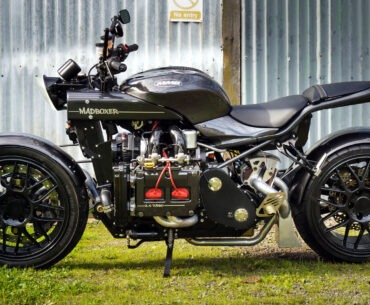 The MadBoxer is A Custom-Built Motorbike With A Subaru Car Engine