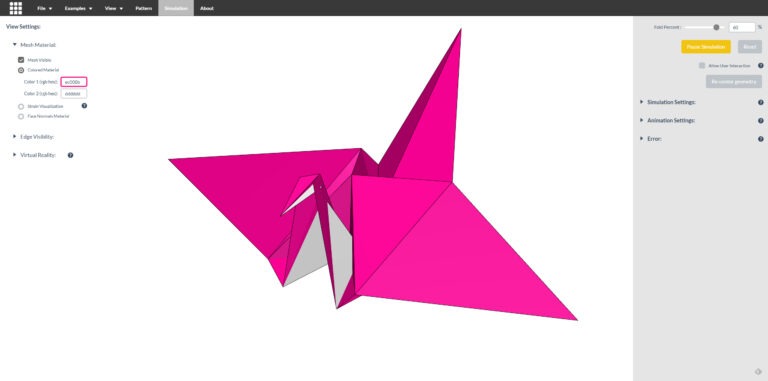 Discover the Ins and Outs of Folding Patterns with this Origami Simulator
