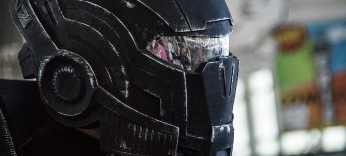 3d printed mass effect n7 breather helmet