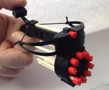 3d printed matchstick crossbow