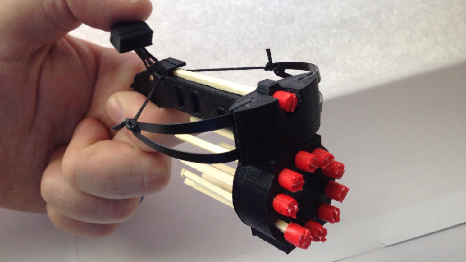 This 3D Printed Mini Crossbow Will Have You Shooting Matchsticks Like A Pro