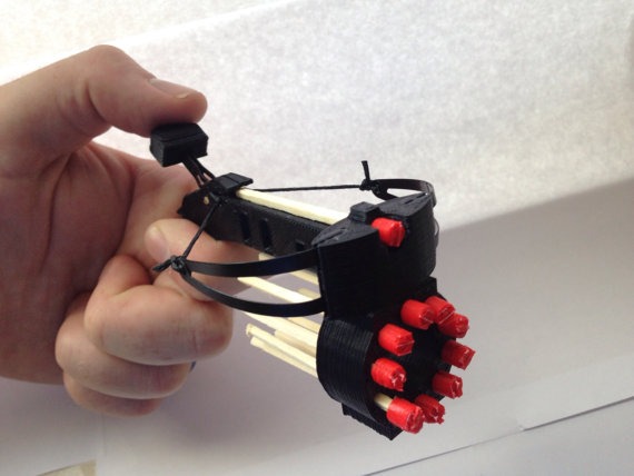 3d printed matchstick crossbow