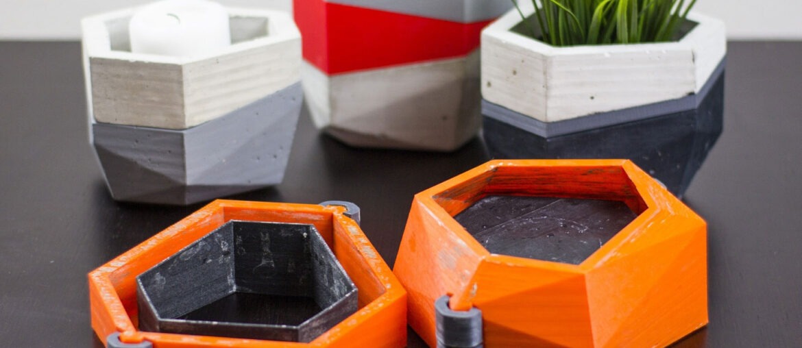 diy reusable 3d printed planter mold