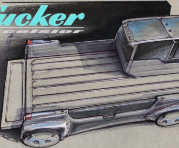 Tucker Truck Design Concept Sketch