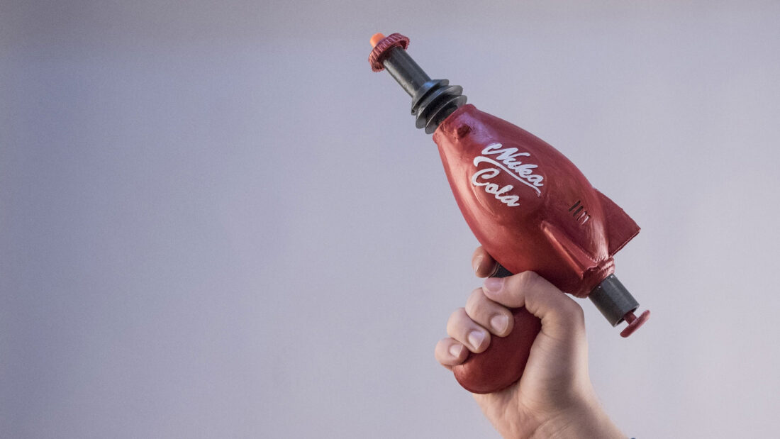 3d printed nerf gun fallout thirst zapper