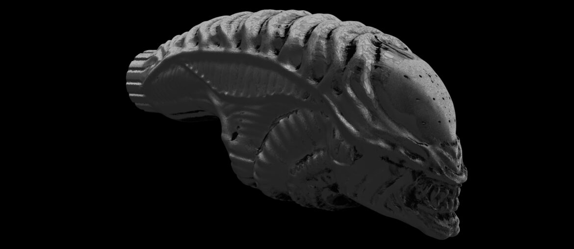 3d printed alien shower head