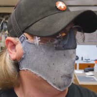 Eye Protected Dust Mask