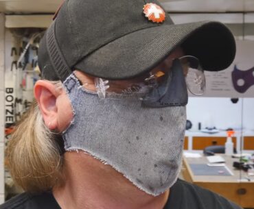 After an Injury, Industrial Designer Eric Strebel Wants to Make the Ultimate Dust Mask Eye Protected Dust Mask