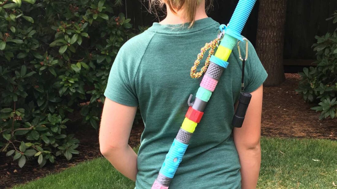 3d printed hiking stick medallion beads
