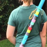 3d printed hiking stick medallion beads