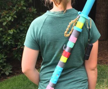 3d printed hiking stick medallion beads