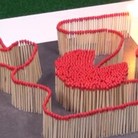 Matchstick Domino Reaction
