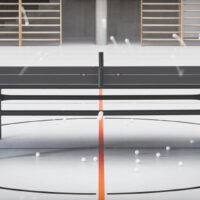 Marshmallow Ping Pong Table