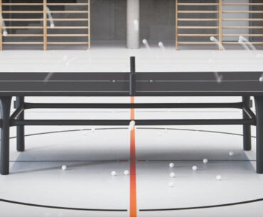 The ‘Marshmallow’ Is a Modern, Minimalist Take on the Ping Pong Table Marshmallow Ping Pong Table
