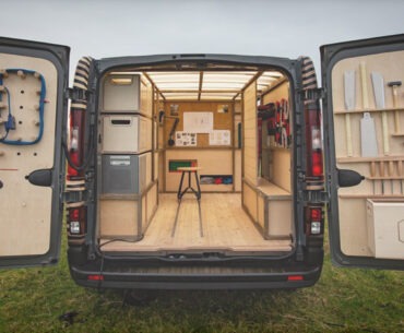 Nissan Created an Insane Mobile Woodworking Shop Inside a Van mobile workshop van