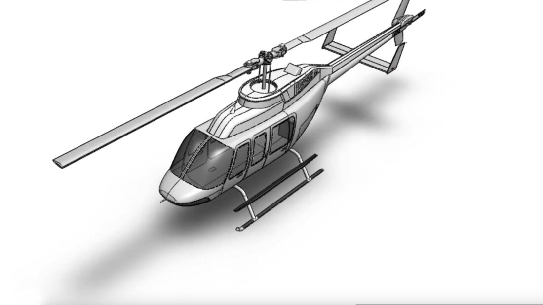 How to Model a Helicopter in SOLIDWORKS [New Tutorial!]