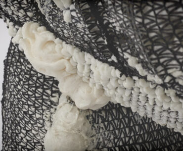 Material Explorations | Fabric Nets Injected with Expanding Foam Foam Furniture Design