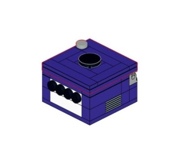 This Tiny LEGO GameCube Holds Tiny Nintendo Switch Cartridges LEGO Nintendo GameCube case