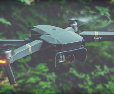 Drone flying