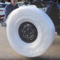 Saran Wrapped Tires