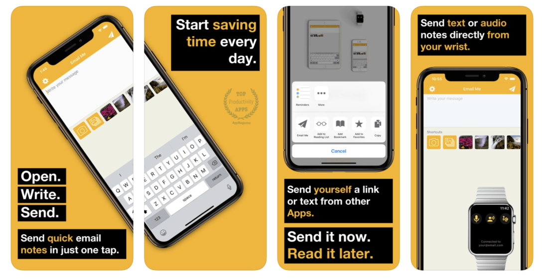 Email Me - Send Notes & Memos