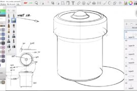 Industrial Designer Turned Concept Artist Shows His Process Using Autodesk Sketchbook eelco siebring rice cooker