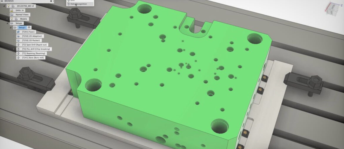 How to Automate Hole Recognition in Fusion 360 for CNC CNC Machining