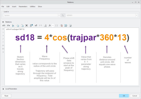 Tutorial: Model Wave Forms using Creo Parametric Variable Section Sweep ...