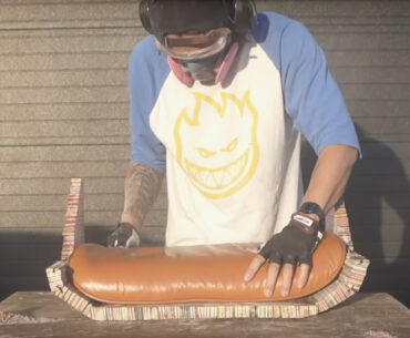 Behind the Design: An Eames Lounge Chair Made From Recycled Skateboards