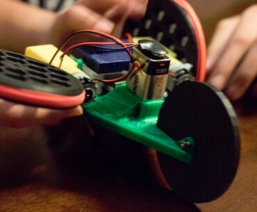 150 3D Printed Robots To Be Assembled And Offered To STEM Students he “Every Kid Gets A Robot” robot - Danielle Boyer