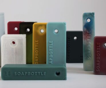 This Soapbottle Holds Liquids and Dissolves Over Time soapbottle