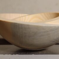 Woodturning bowl in bowl