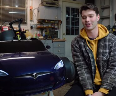 Mini Tesla Model S Mod Puts EV Power Into Tiny Toy Car teskart