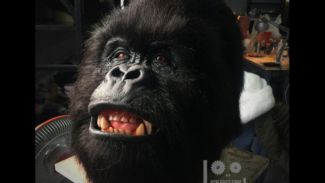 Lustre Effects gorilla head