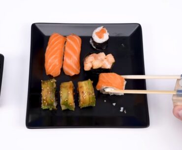 Stop Fumbling With Sushi And Make A Pair of Automatic Chopsticks automatic chopsticks