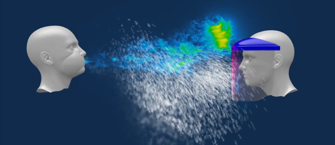 Dassault Systemes COVID-19 Coronavirus Sneeze Simulation
