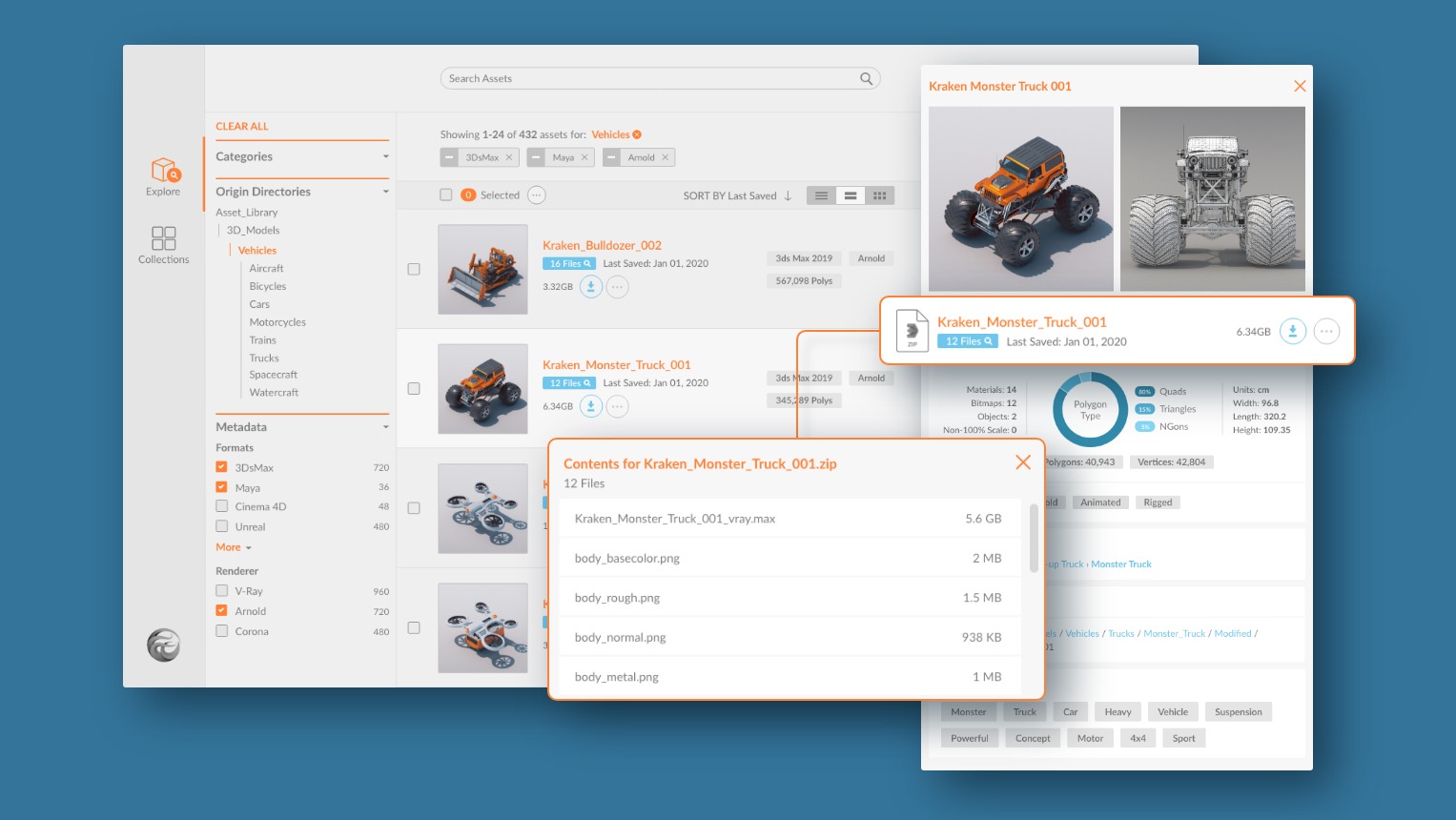 Turbosquid's Kraken Levels Up 3D Asset Management SolidSmack