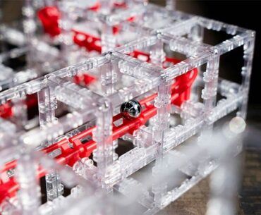 MagnetCubes Are Beautifully Designed Marble Coaster Action MagnetCubes