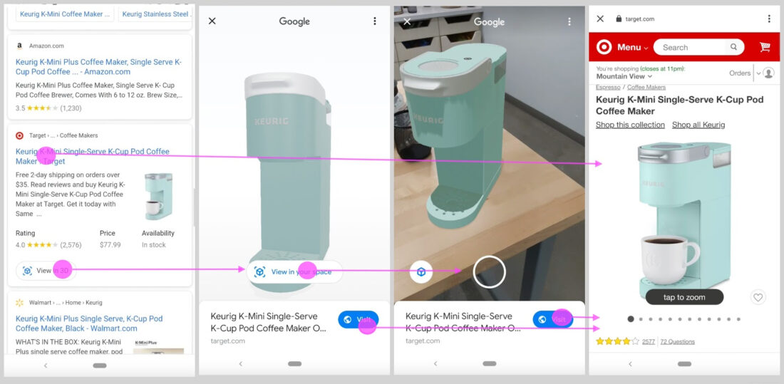 google search 3D AR