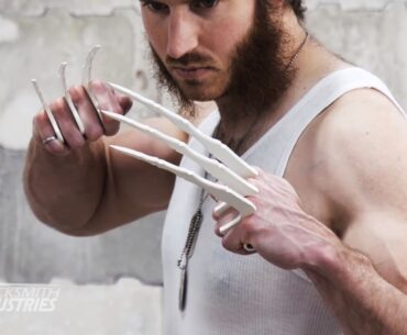 Making Wolverine Bone Claws That Cut Through CONCRETE wolverine bone claws