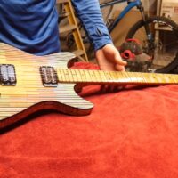 colored pencil guitar