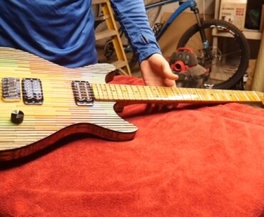 colored pencil guitar