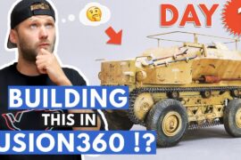 Learn Autodesk Fusion 360 & Build A Cool Vintage Tank At the Same Time!