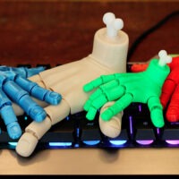 3D printed hand model
