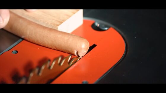 SawStop hotdog test